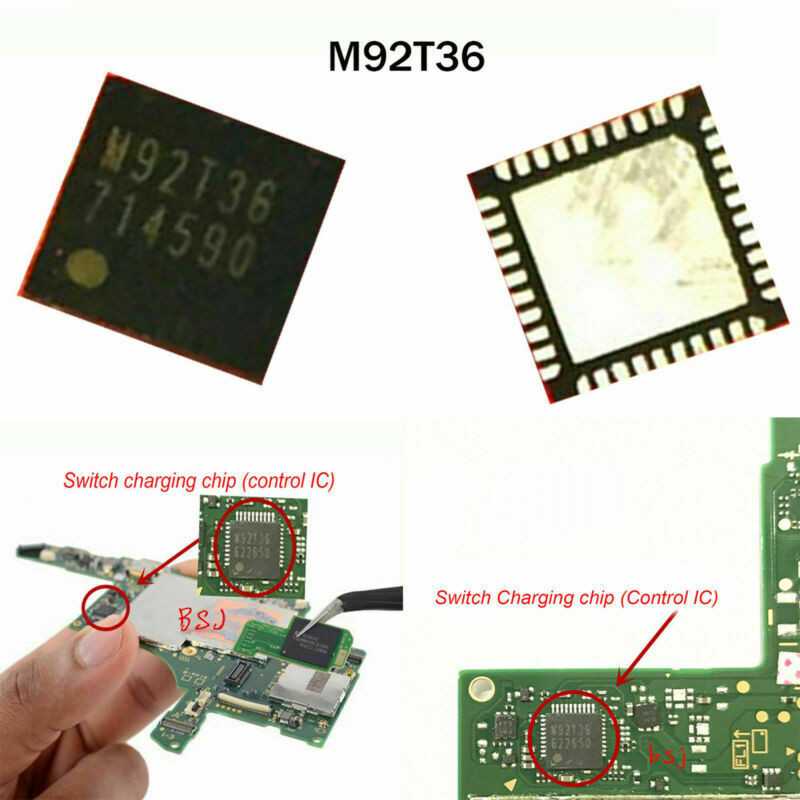 M92T36 Nintendo Switch Power Management IC, Nintendo Switch laadt niet