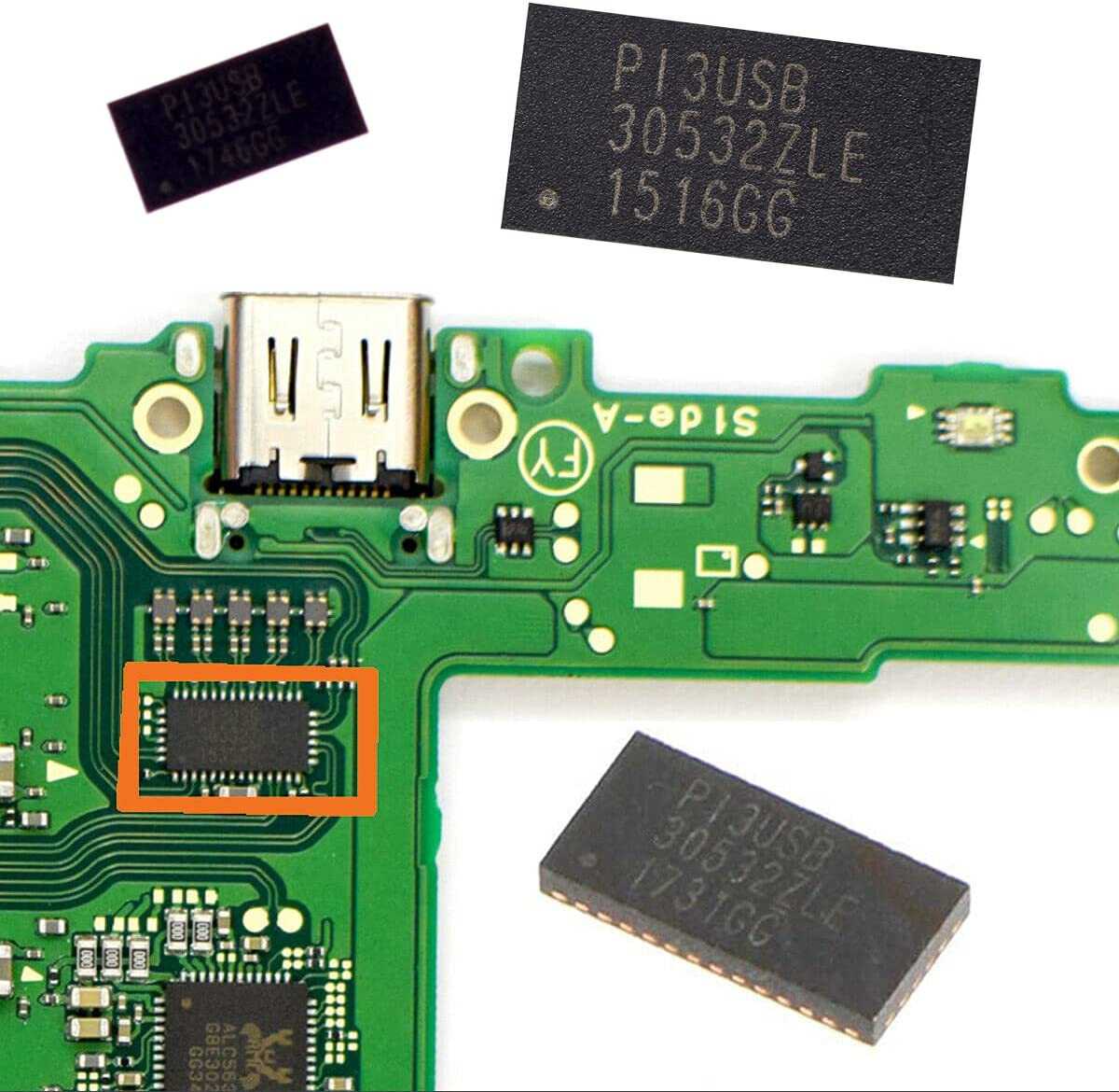 PI3USB Nintendo Switch Video & Audio Control IC Chip