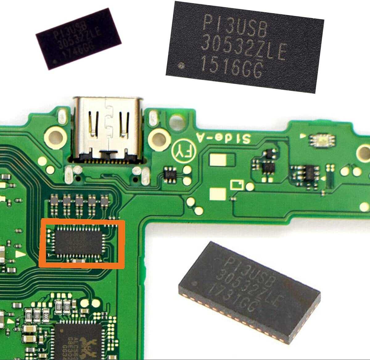 PI3USB Nintendo Switch Video & Audio Control IC Chip PI3USB Nintendo Switch Video & Audio Control IC Chip