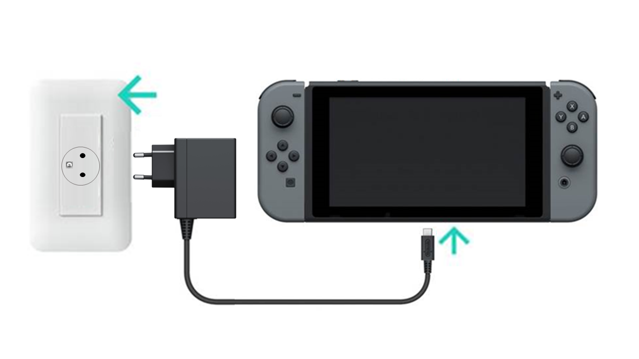 Nintendo Switch laadt niet meer op en gaat niet aan
